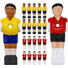 22 Tischkicker Figuren 16mm - Brasilien vs. Frankreich - Tischfussball Spieler