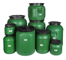 Weithalsfass Fasssilage RegenFass Gepäcktonne5/10/20/30/40/60/80/120