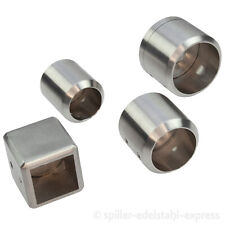 Edelstahl Wandanker Adapter Traversenhalter Rohrverbinder V4A Handlauf Geländer
