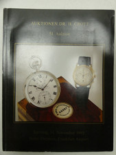 Dr. H.Crott Auktionen Important Watches Frankfurt 1995 Katalog Catalogue To-7900