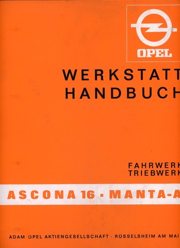 Opel manta und - a,