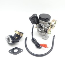 Vergaser Ansaugstutzen Isolator für GY6 Chinaroller QMA QMB REX RS 450