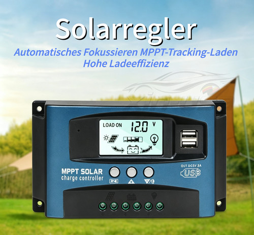 Solar laderegler 12v 24v 30a - 12v-24v,