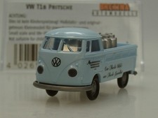 Brekina VW T1 Pritsche mit Milchkannen, hellblau - 32970 - 1/87