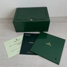 Rolex Uhrenbox Grün Leder