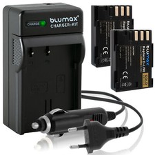 2x Akku + Lader für Pentax