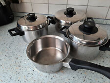 " Fissler" 4-tlg Kochtopfset Edelstahl 
