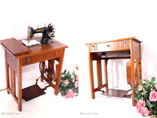 Antike Jugendstil Nähmaschine MUNDLOS /ORIGINAL-VICTORIA Schubladen Org. Zubehör