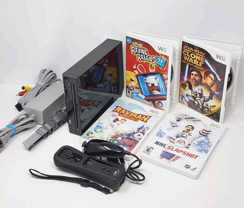 Black nintendo wii oem - black,