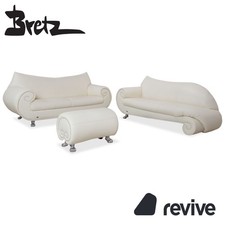 Bretz Gaudi Leder Dreisitzer +