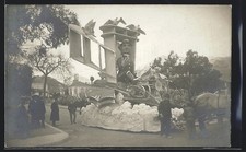 Ansichtskarte Festwagen beim Karnevalsumzug 