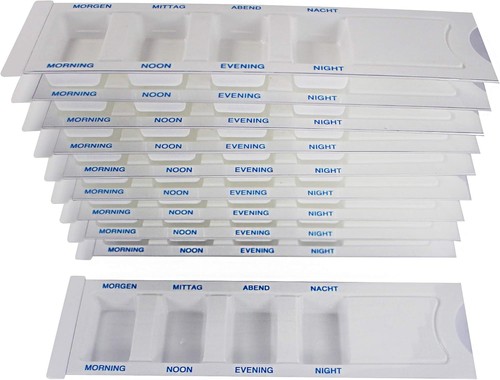 Medikamentendispenser für - 10,