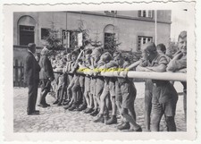 Foto  HJ Pimpfe Reise a.d.deutsch-polnische Grenze 1938 Schlagbaum u.Zollhaus
