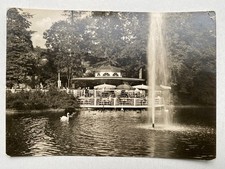 Ak Leipzig Zoo Kaffeehäuschen Pavillon Gaststätte Foto DDR 59 Stempel Sportfest