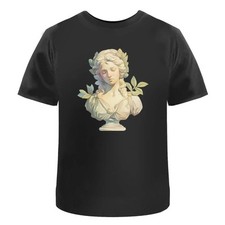 Unisex T-Shirt "Griechische Frau Büste Statue" - 100% Baumwolle (S-XXL) (TA053910)