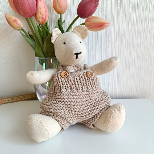 Teddybär stoffbär beige - teddybär, mit