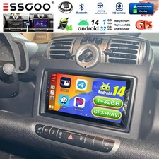 Apple Carplay Android 14 Autoradio Für Smart Fortwo 451 2005-2010 GPS Navi WIFI