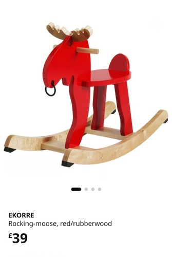Ikea schaukelpferd elch aus - ikea,