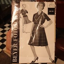 50er 60er Schnittmuster - damen kleid True Vintage Rarität!