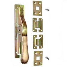 Tortreibriegel Torverschluss Türtreibriegel Gelb Verzinkt