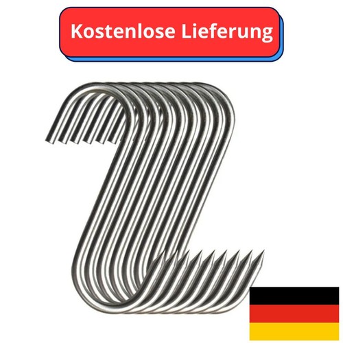 20x edelstahl fleischerhaken - edelstahl,