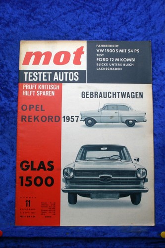 Mot opel rekord glas - mot,