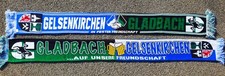 Gladbach Schal Freundschaft "IN FESTER" Kurve Block GE Fan + NEU + 100% Acryl
