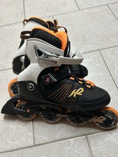 K2 Damen Inline Skates Alexis 80, Black Orange, Größe 40