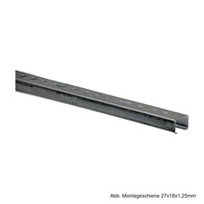 Montageschiene, verzinkt