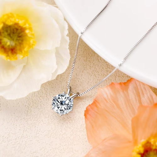 Echt diamant moissanit gra - echt, 14k