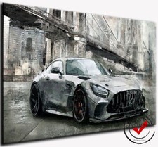 MERCEDES AMG GT Wand Bild auf
