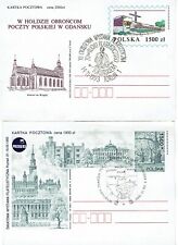 Polen: 2 Ganzsachen (Postkarten) aus 1993 
