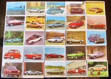 (25) 25x Auto Flash cox Americana Sammelbilder International Italiener