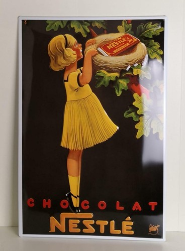 Nestle chocolat blechschild - nestle,