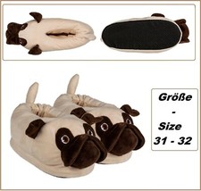 Mops Hunde Hausschuhe