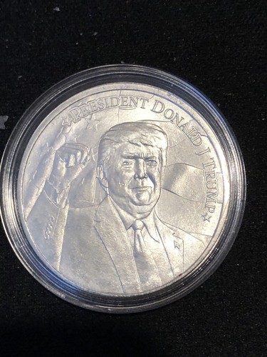 Donald trump silbermünze oz - trump,