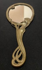 Handspiegel Messing vintage