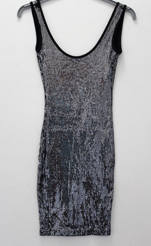 Mini kleid bodycon pailletten - kleid,