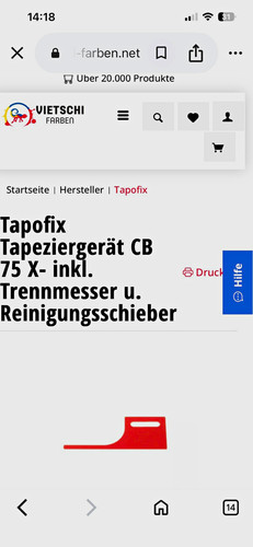 Tapofix tapeziergerät x - tapofix,