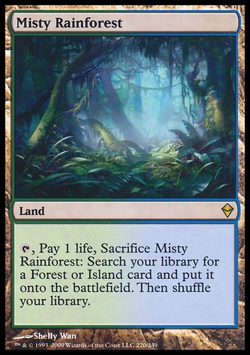 Mtg misty rainforest - mtg,