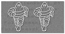 MICHELIN Mann Männchen 2 Aufkleber Decal Truck Trucker Brummi LKW  Mi004