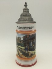 Antiker Porzellan Bierkrug