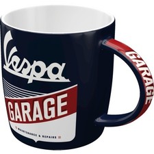 Vespa Garage Tasse Keramik neu