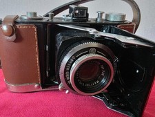 DDR Balgen Kamera mit Ledertasche