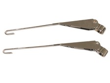 Chrom Wischerarm Set