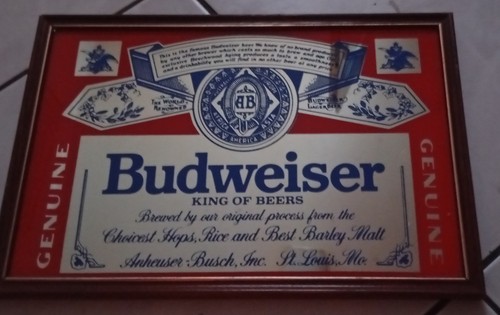 Budweiser spiegel mit - budweiser,