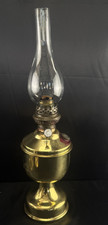 Antike Messing Petroleumlampe