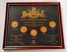 Royal House of Windsor - Historie - British Coins of the Realm - Bilderrahmen