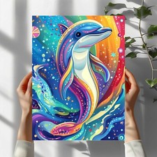  Regenbogen Delfin Premium