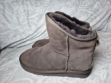 Neu Original Australia Luxe Collective Stiefel Größe UK 8 dunkelbraun 